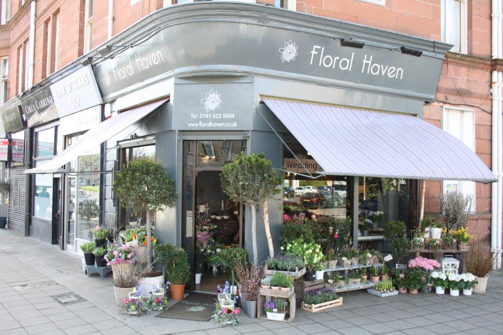 glasgow florist shop floral haven outside